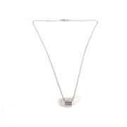 Pre-owned White Gold necklaces Gucci Vintage , Gray , Dames