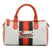 Pre-owned Fabric gucci-bags Gucci Vintage , White , Dames