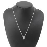 Pre-owned White Gold necklaces Bvlgari Vintage , Gray , Dames