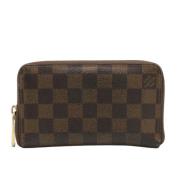 Pre-owned Canvas wallets Louis Vuitton Vintage , Brown , Dames