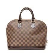 Pre-owned Coated canvas handbags Louis Vuitton Vintage , Brown , Dames