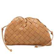 Pre-owned Leather pouches Bottega Veneta Vintage , Brown , Dames