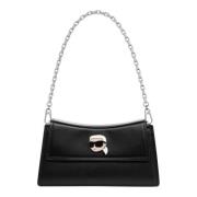 Chique Hobo Tas met Verstelbare Band Karl Lagerfeld , Black , Dames