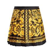 Geplooide rok Versace , Yellow , Dames