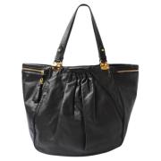 Pre-owned Leather handbags Miu Miu Pre-owned , Black , Dames