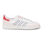 Witte Rode Leren Sneakers Adidas Originals , White , Heren