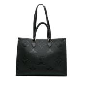 Pre-owned Leather louis-vuitton-bags Louis Vuitton Vintage , Black , D...