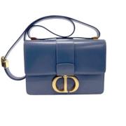 Pre-owned Leather dior-bags Dior Vintage , Blue , Dames