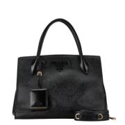 Pre-owned Leather prada-bags Prada Vintage , Black , Dames