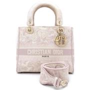 Pre-owned Canvas dior-bags Dior Vintage , Pink , Dames