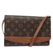 Pre-owned Canvas louis-vuitton-bags Louis Vuitton Vintage , Brown , Da...