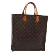 Pre-owned Canvas handbags Louis Vuitton Vintage , Brown , Dames