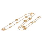 Pre-owned Yellow Gold necklaces Louis Vuitton Vintage , Yellow , Dames