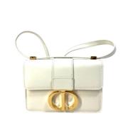 Pre-owned Leather dior-bags Dior Vintage , White , Dames