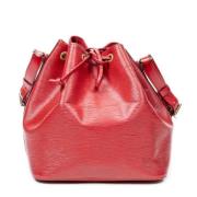 Pre-owned Leather shoulder-bags Louis Vuitton Vintage , Red , Dames