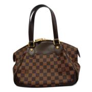 Pre-owned Fabric louis-vuitton-bags Louis Vuitton Vintage , Brown , Da...