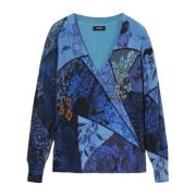 Ocean Gebreide Trui Herfst/Winter Collectie Desigual , Multicolor , Da...