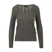 Grijze Sweater Kimberly Pullover Ralph Lauren , Gray , Dames