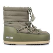 Khaki Groene Gesloten Schoenen EVX Licht Moon Boot , Green , Dames