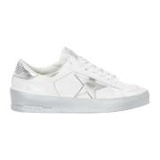 Stardan Leren Sneakers Golden Goose , White , Dames