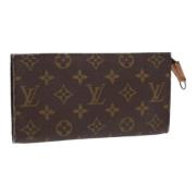 Pre-owned Canvas pouches Louis Vuitton Vintage , Brown , Dames