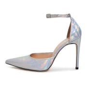 Luxe hoge hakken pumps - Zilver Cesare Gaspari , Gray , Dames