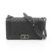 Pre-owned Fabric shoulder-bags Chanel Vintage , Black , Dames