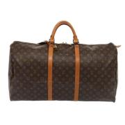 Pre-owned Canvas travel-bags Louis Vuitton Vintage , Brown , Dames