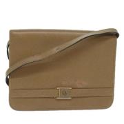 Pre-owned Leather dior-bags Dior Vintage , Beige , Dames