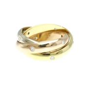 Pre-owned Rose Gold rings Cartier Vintage , Yellow , Dames