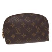 Pre-owned Canvas pouches Louis Vuitton Vintage , Brown , Dames