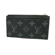 Pre-owned Fabric wallets Louis Vuitton Vintage , Black , Heren