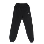 Zwarte Fleece Essentials Sweatpants Elastische Taille Adidas , Black ,...