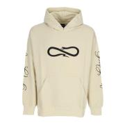 Demon Logo Hoodie Lichtgewicht Sweatshirt Propaganda , Beige , Heren