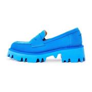 Chunky Platform Loafers - Blauw Cesare Gaspari , Blue , Dames