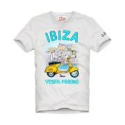 Ibiza Vespa Friend T-shirt MC2 Saint Barth , Multicolor , Heren