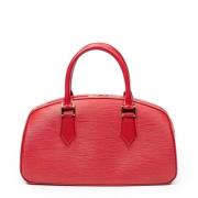 Pre-owned Leather handbags Louis Vuitton Vintage , Red , Dames