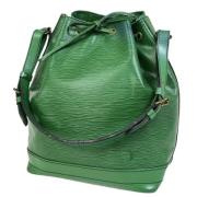 Pre-owned Leather louis-vuitton-bags Louis Vuitton Vintage , Green , D...