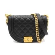 Pre-owned Fabric shoulder-bags Chanel Vintage , Black , Dames