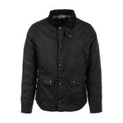 Blauwe Wax Reelin Jas Barbour , Blue , Heren