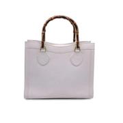 Pre-owned Leather gucci-bags Gucci Vintage , White , Dames