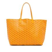 Pre-owned Fabric totes Goyard Vintage , Yellow , Dames