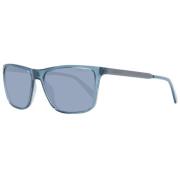 Blauwe herenzonnebril Rechthoekig frame Gant , Blue , Unisex