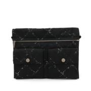 Pre-owned Nylon chanel-bags Chanel Vintage , Black , Dames