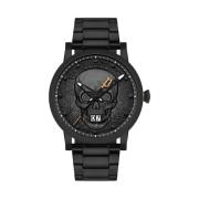 Zwarte Herenmode Quartz Analoog Horloge Police , Black , Heren