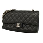 Pre-owned Leather chanel-bags Chanel Vintage , Black , Dames