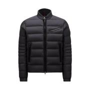 Korte donsjas met slank ontwerp Moncler , Black , Heren