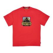 Crimson Logo Tee Heren T-shirt Iuter , Red , Heren