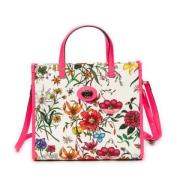 Pre-owned Canvas totes Gucci Vintage , Multicolor , Dames