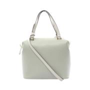 Pre-owned Leather celine-bags Celine Vintage , White , Dames